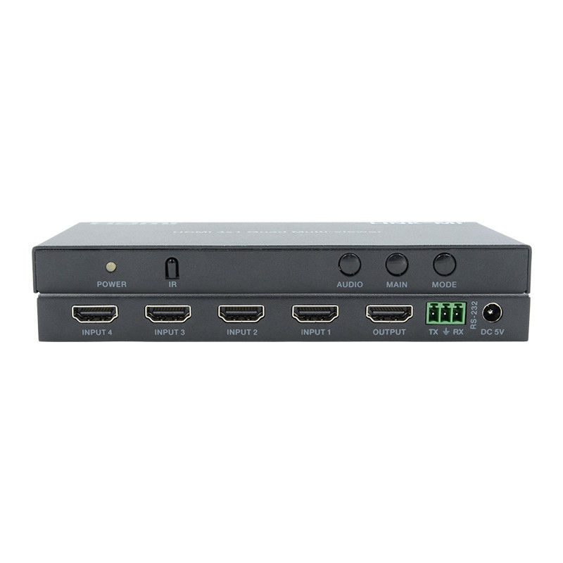 HDMI de alto rendimiento 4x1 Quad Multi Viewer HDMI 1.4b HDCP 1.4 y compatible con DVI