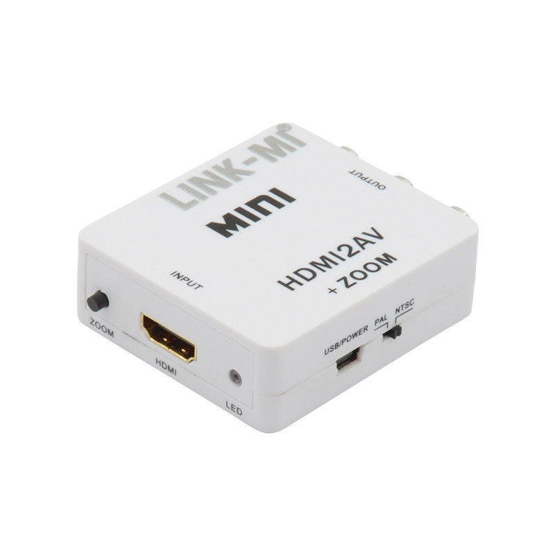MINI HDMI a CVBS MINI HDMI a convertidor de señal AV compatible con HDMI 1.3