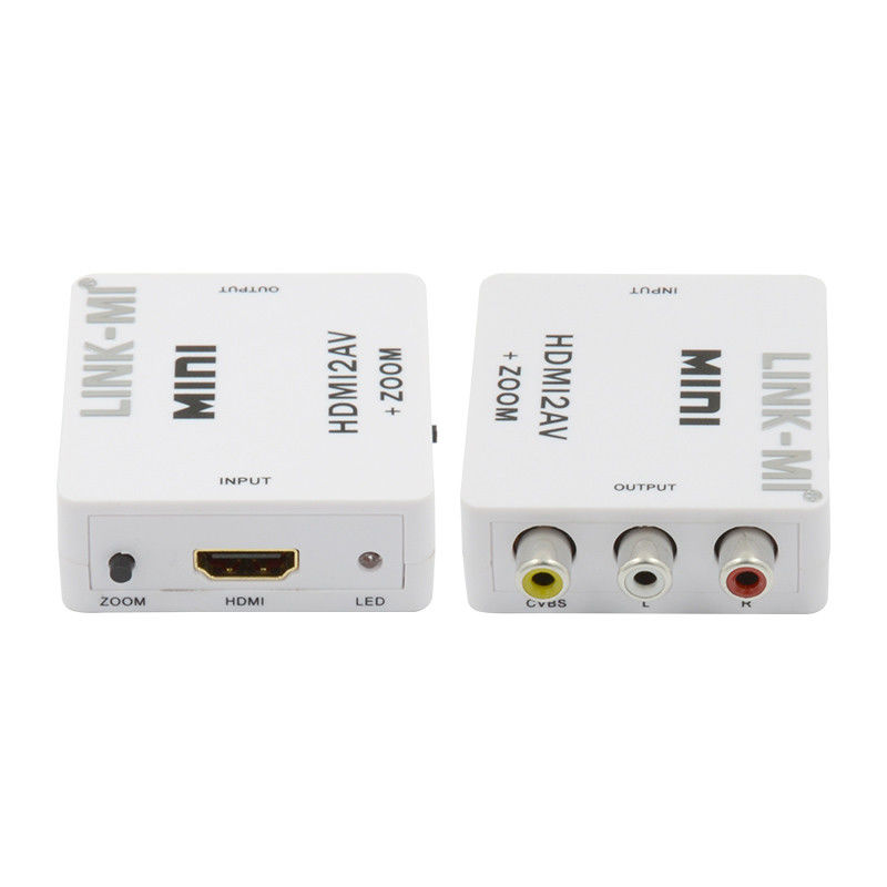 MINI HDMI a CVBS MINI HDMI a convertidor de señal AV compatible con HDMI 1.3