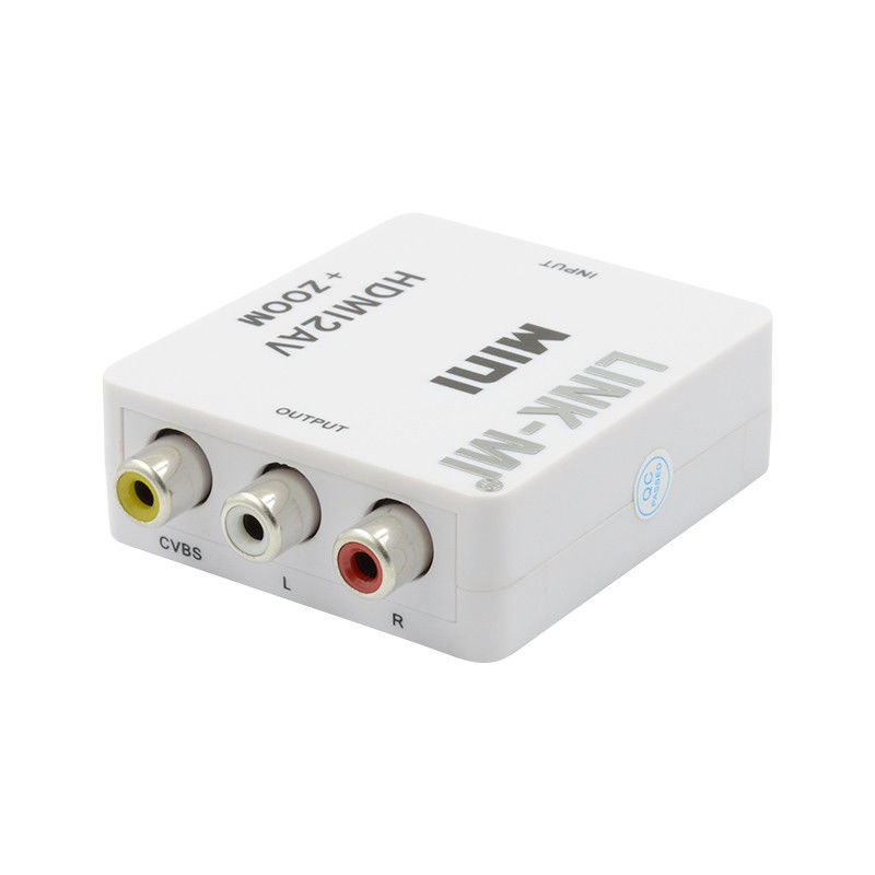 MINI HDMI a CVBS MINI HDMI a convertidor de señal AV compatible con HDMI 1.3