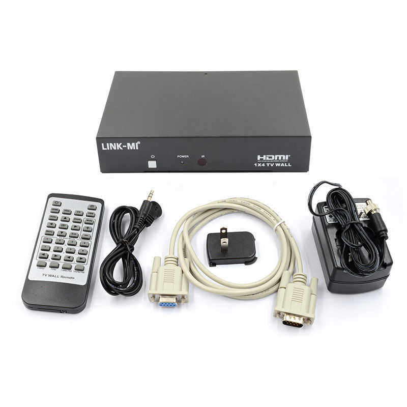 LM-TV04L HDMI 1x4 TV WALL Apoyo a las fuentes de entrada de reproducción CVBS/VGA/HDMI/USB