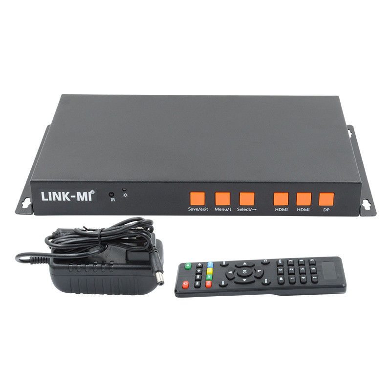Apoyo para control de pared de vídeo 4K con entrada móvil/HDMI/DP para 2 pantallas
