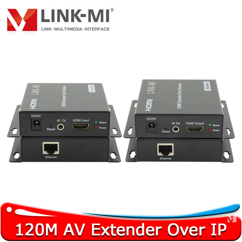 120M AV sobre IP H.264 codificador para la transmisión confiable de audio y video a través de TCP/IP con entrada 1x HDBT